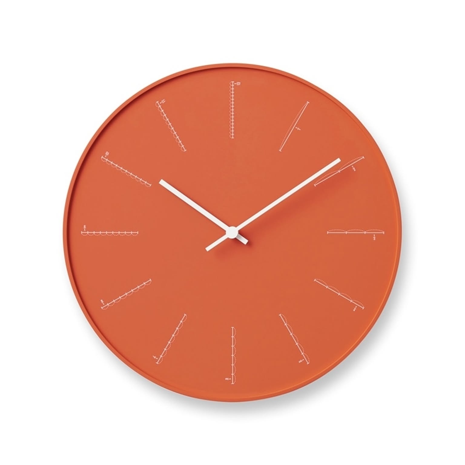 Lemnos レムノス DESIGN OBJECTS divide ディバイト NL17-01 掛時計 掛け時計 幅29cm