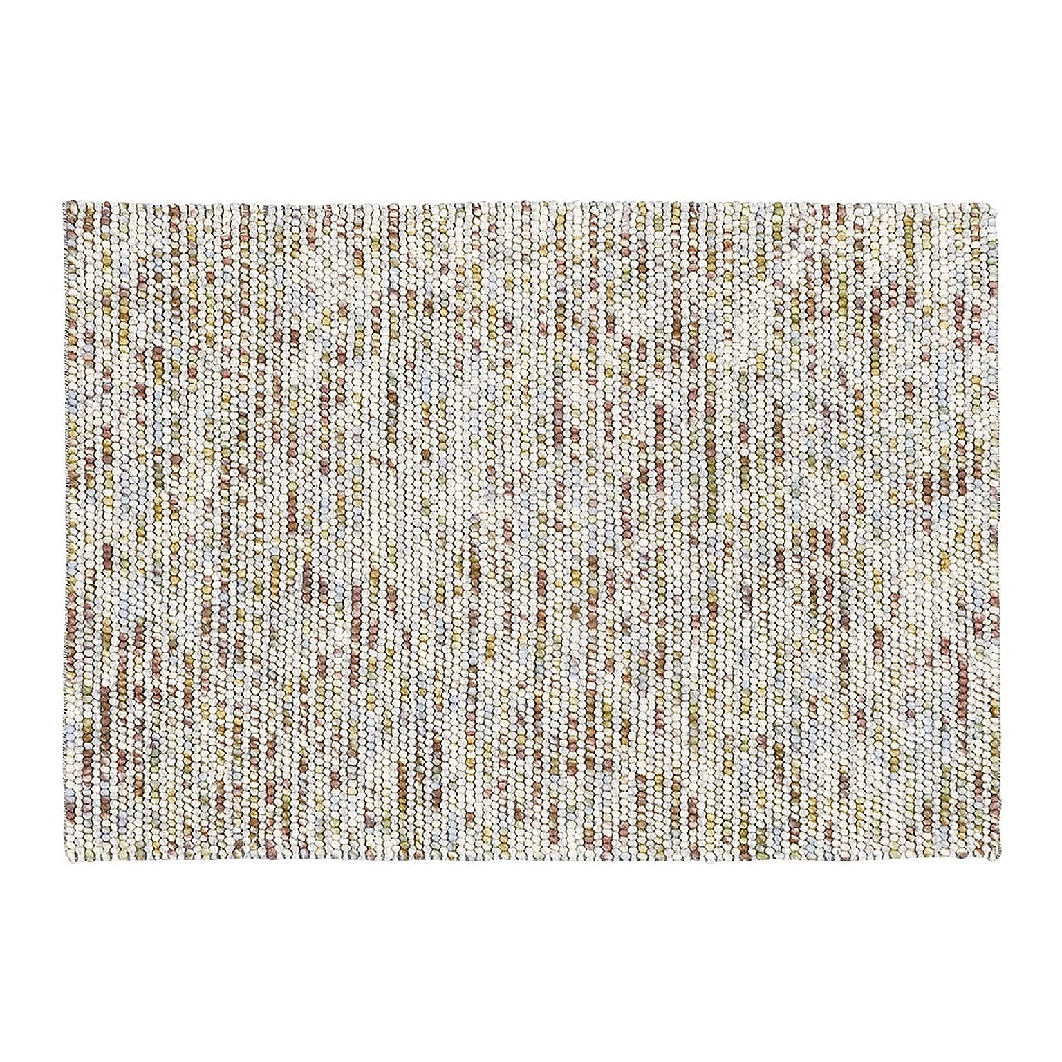 【完売】 輸入絨毯 インド製 輸入カーペット wool 毛100% プレーベル prevell マシュー 約130×190cm 床暖房対応 手織り 北欧 モダン 素朴 ナチュラル 引っ越し 新生活
