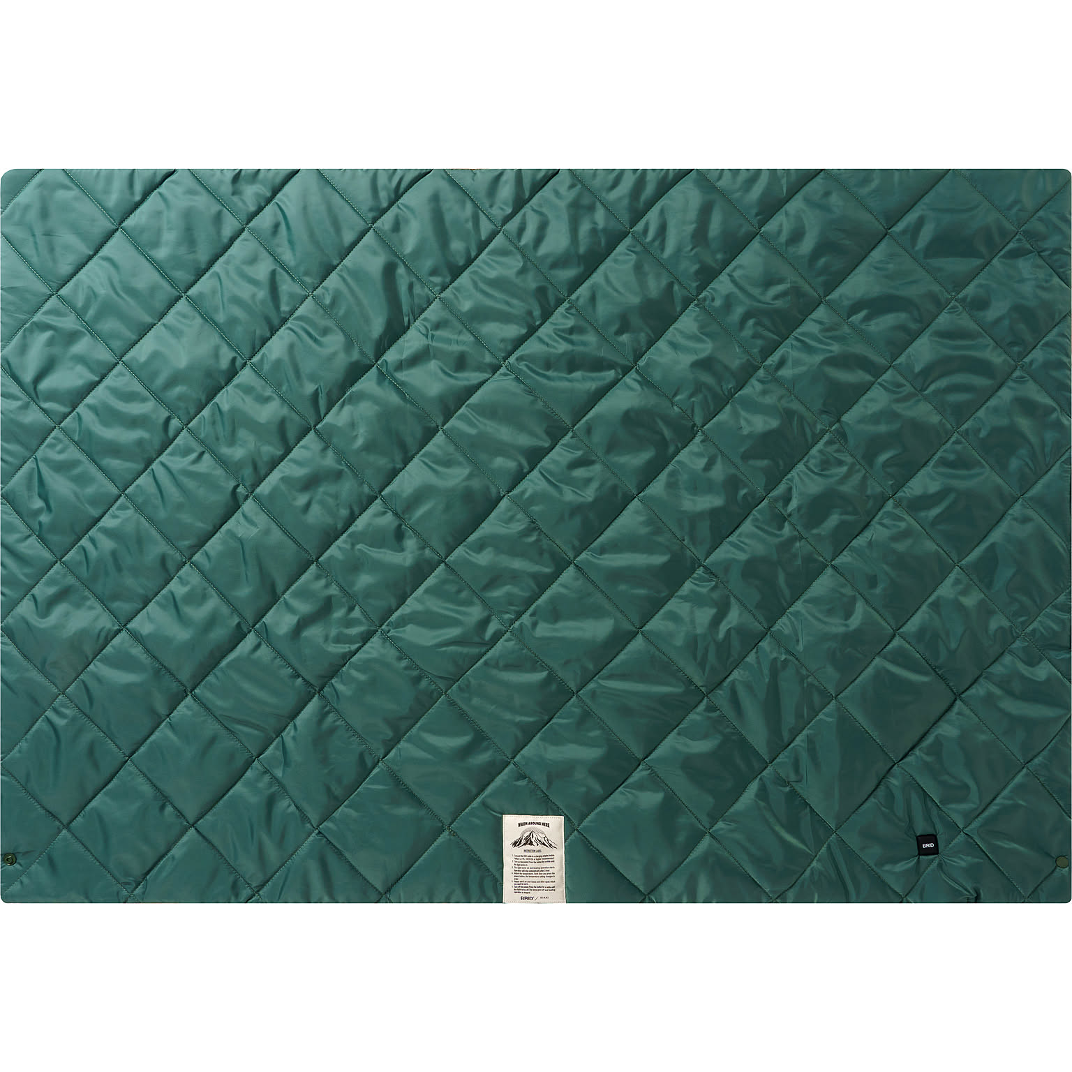 【BRID】2023 MOLDING USB QUILT BLANKET BICOLOR キルト ブランケット バイカラー　