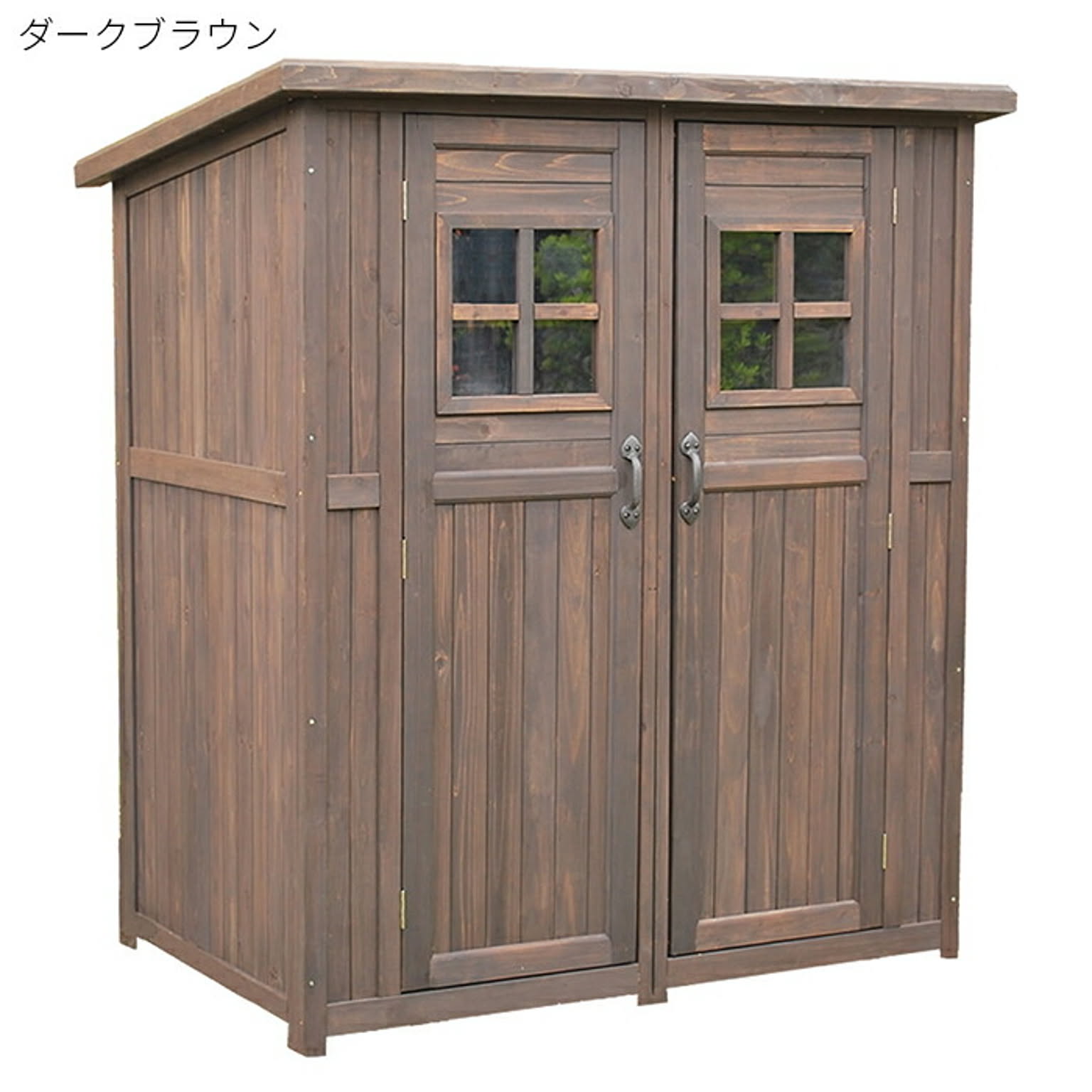 物置 組立式 カントリー小屋 大 DNS-0177 幅1560x奥行1060x高さ1625/1770mm 住まいスタイル