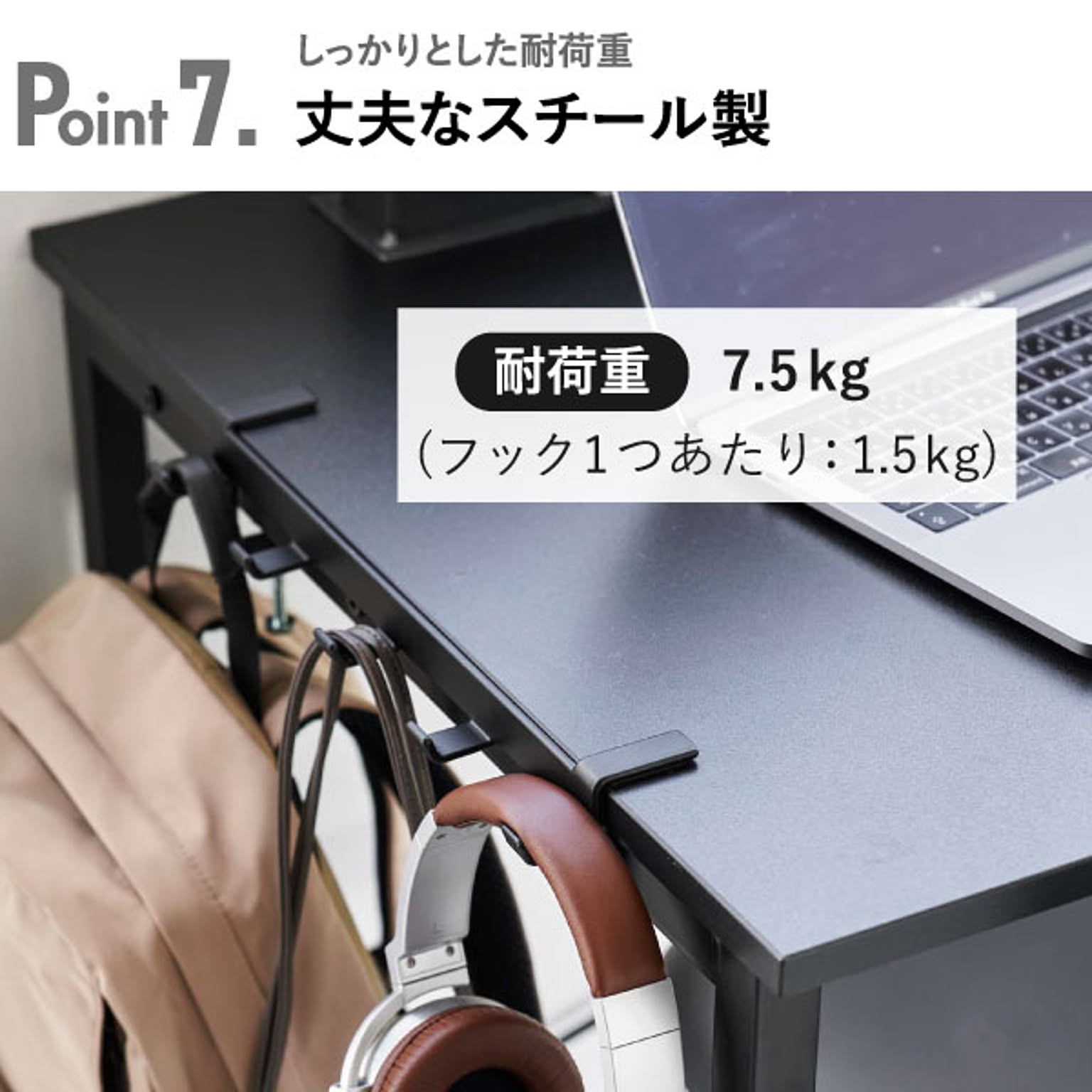 壁掛けフック・壁掛け金具