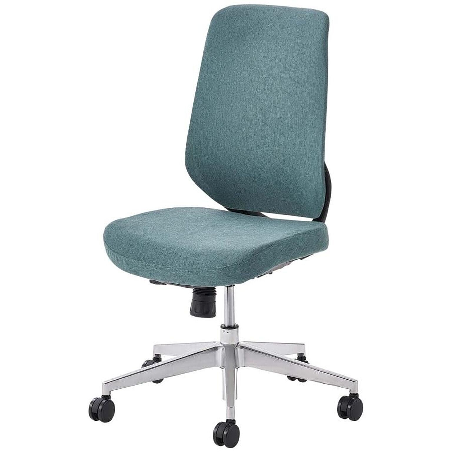 オフィスチェア YS-1 肘なし メッシュチェア/布張りチェア ランバーサポート 人間工学 椅子