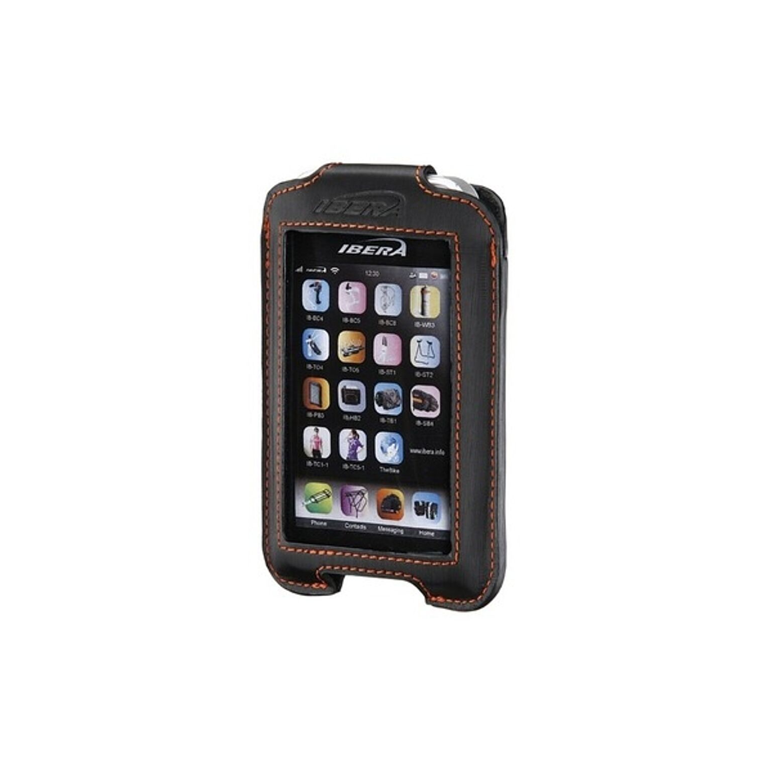 iPod/iPhoneケース 【IBERA】 IB-PB3 ブラック(黒) 〔自転車パーツ/アクセサリー〕【代引不可】