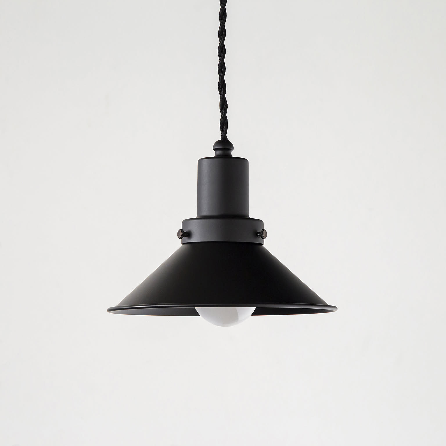 Matte Black Mini Shade Pendant light