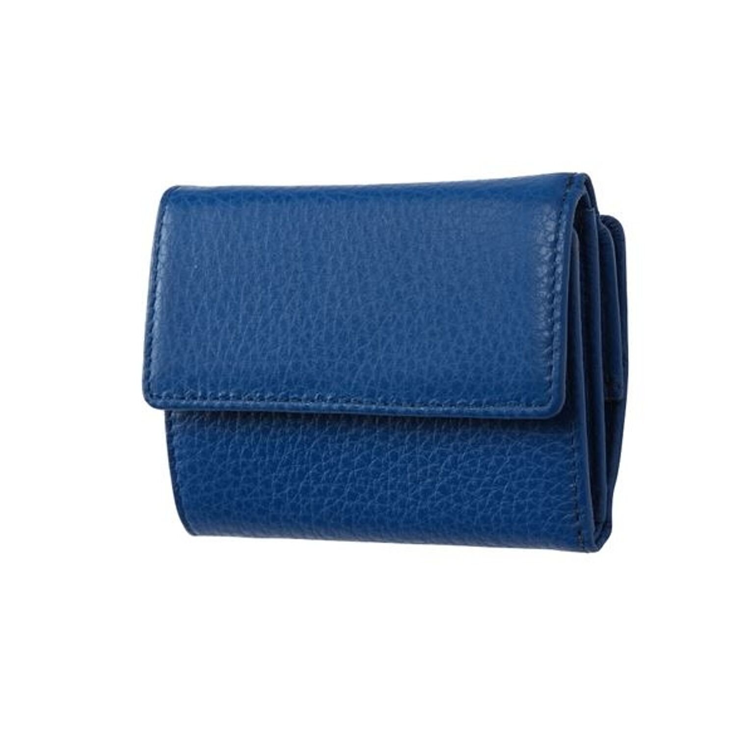 FRUH（フリュー） イタリアンレザー 3つ折り財布 コンパクトウォレット GL032-BL ブルー