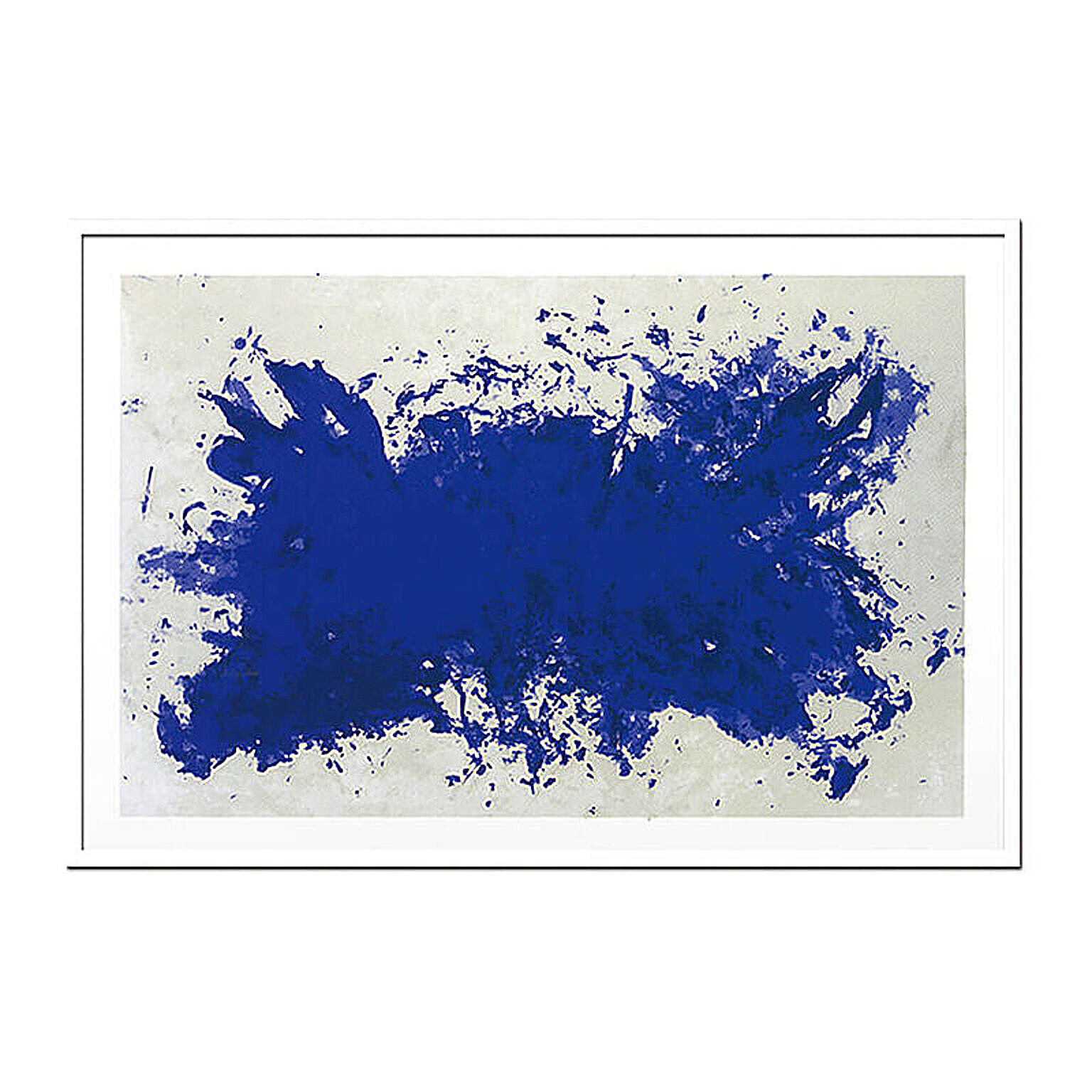 Yves Klein（イヴ クライン） Hommage a Tennessee Williams 1960 アートポスター（フレーム付き） m11962