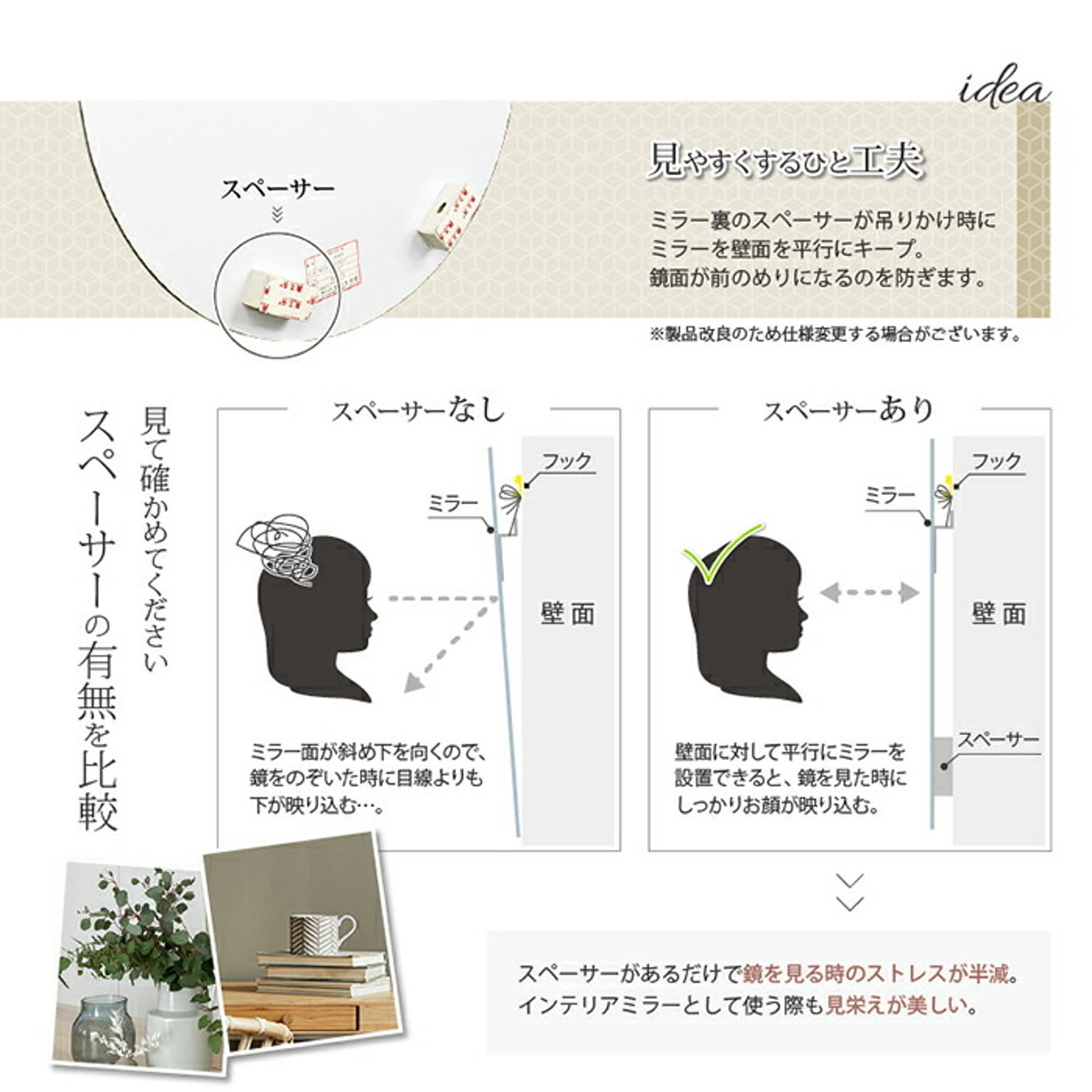 ウォールミラー・壁掛け鏡