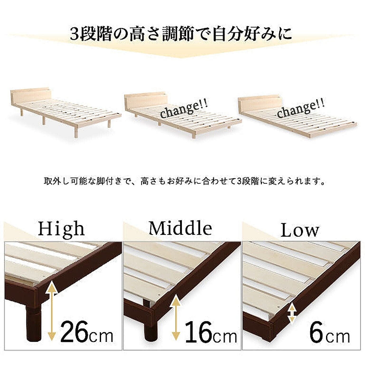 すのこベッド