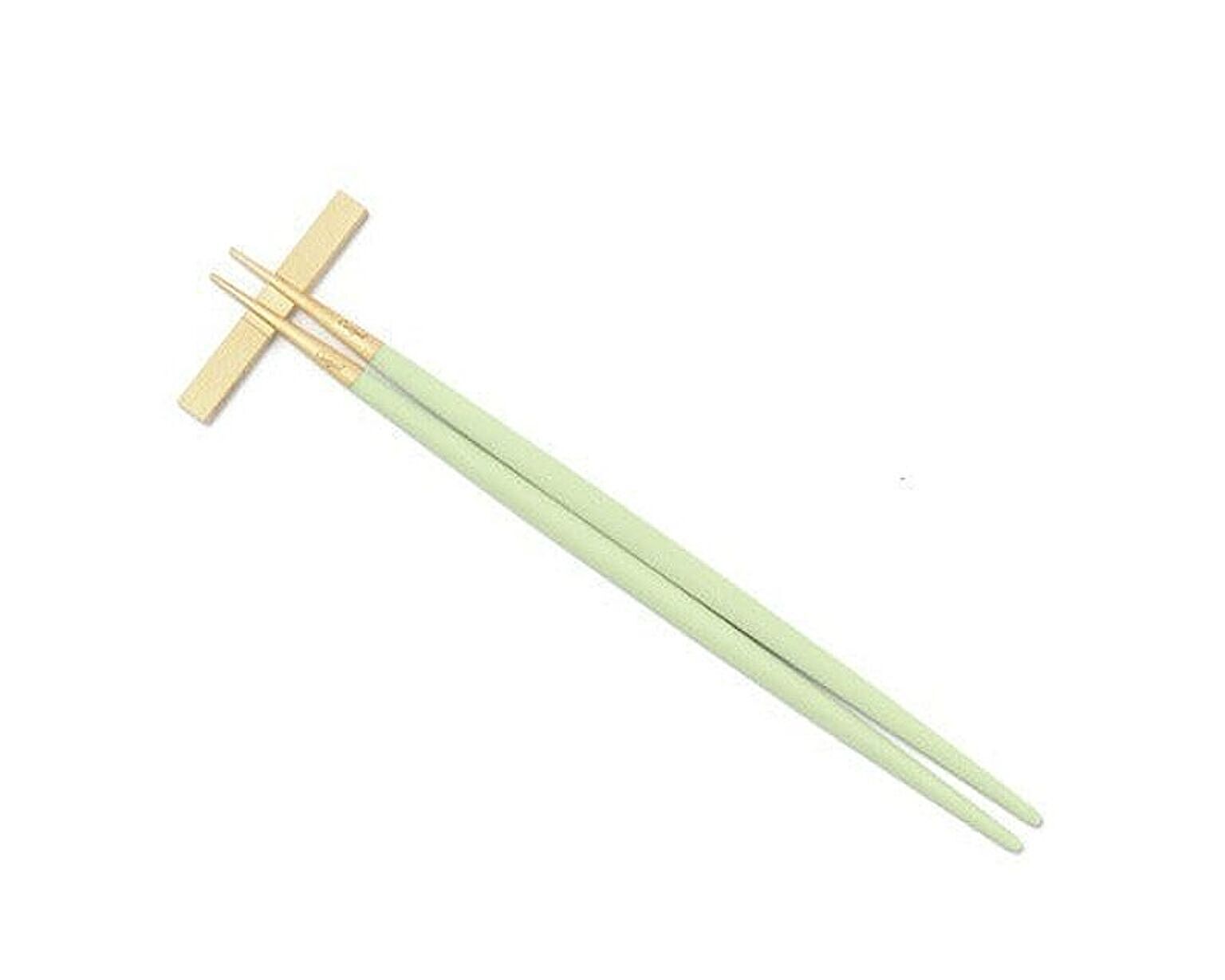 クチポール / ゴア 箸+箸置きセット セラドン