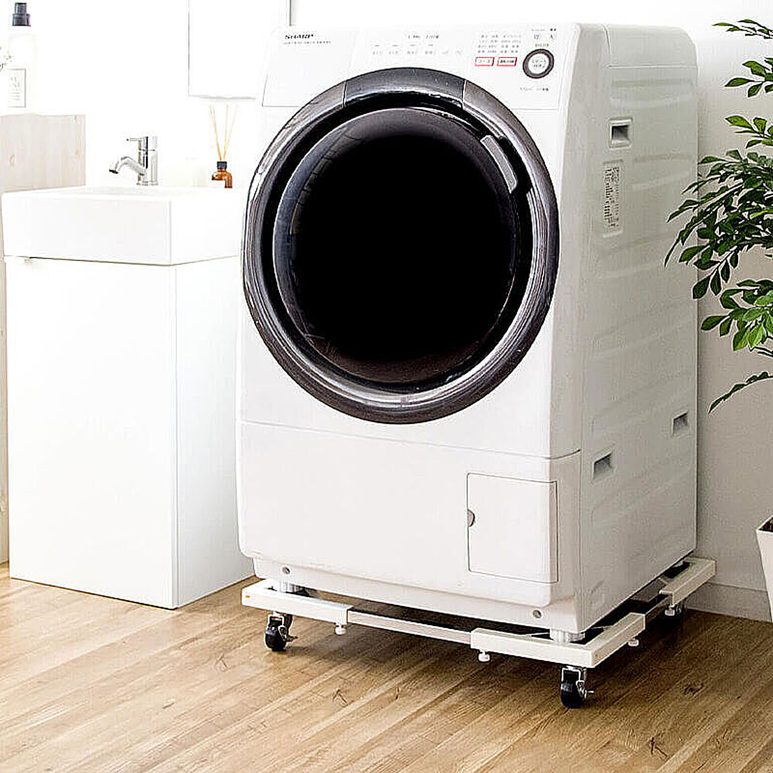 Giiya（ギーヤ）伸縮式洗濯機置き台 m11899