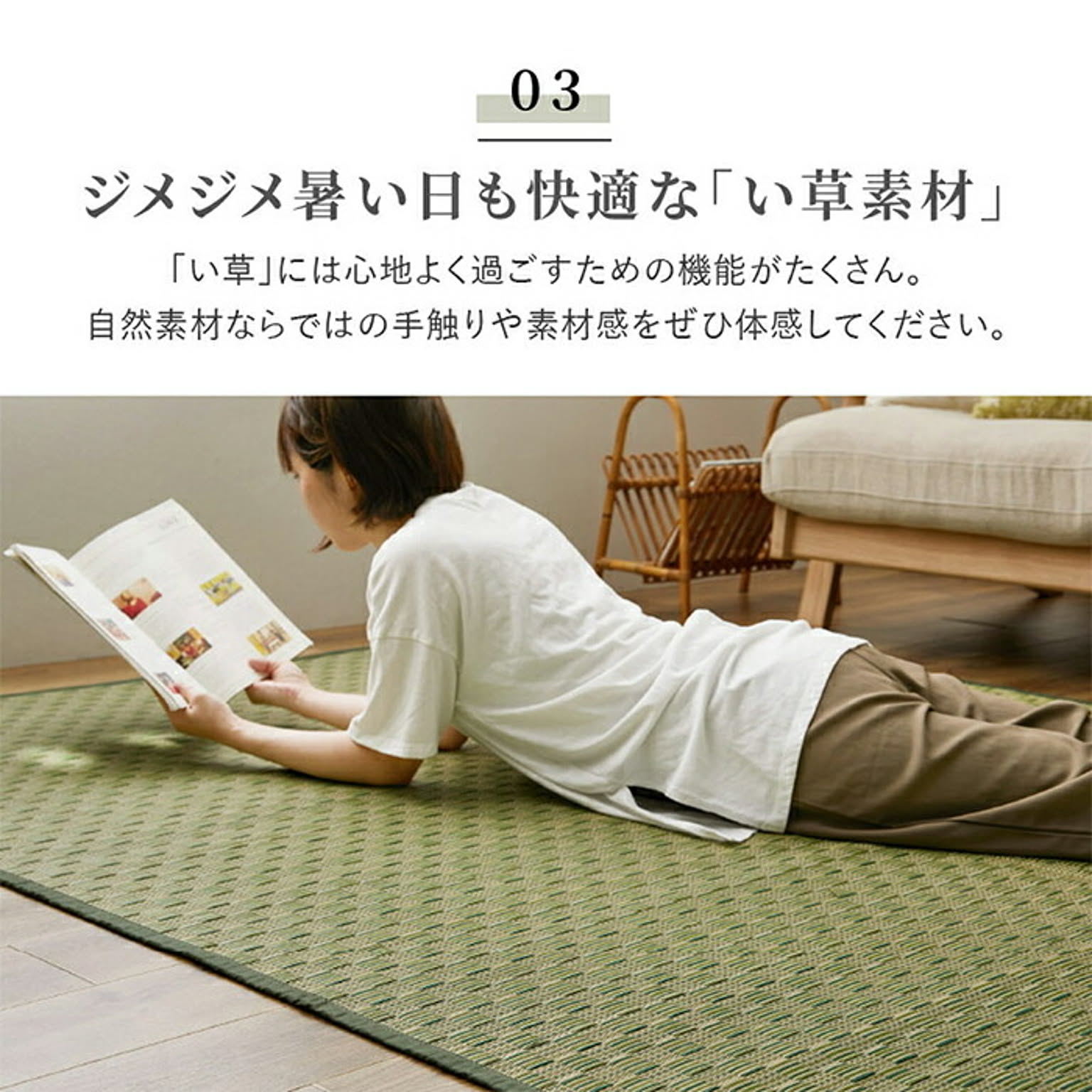 ござ・い草ラグ