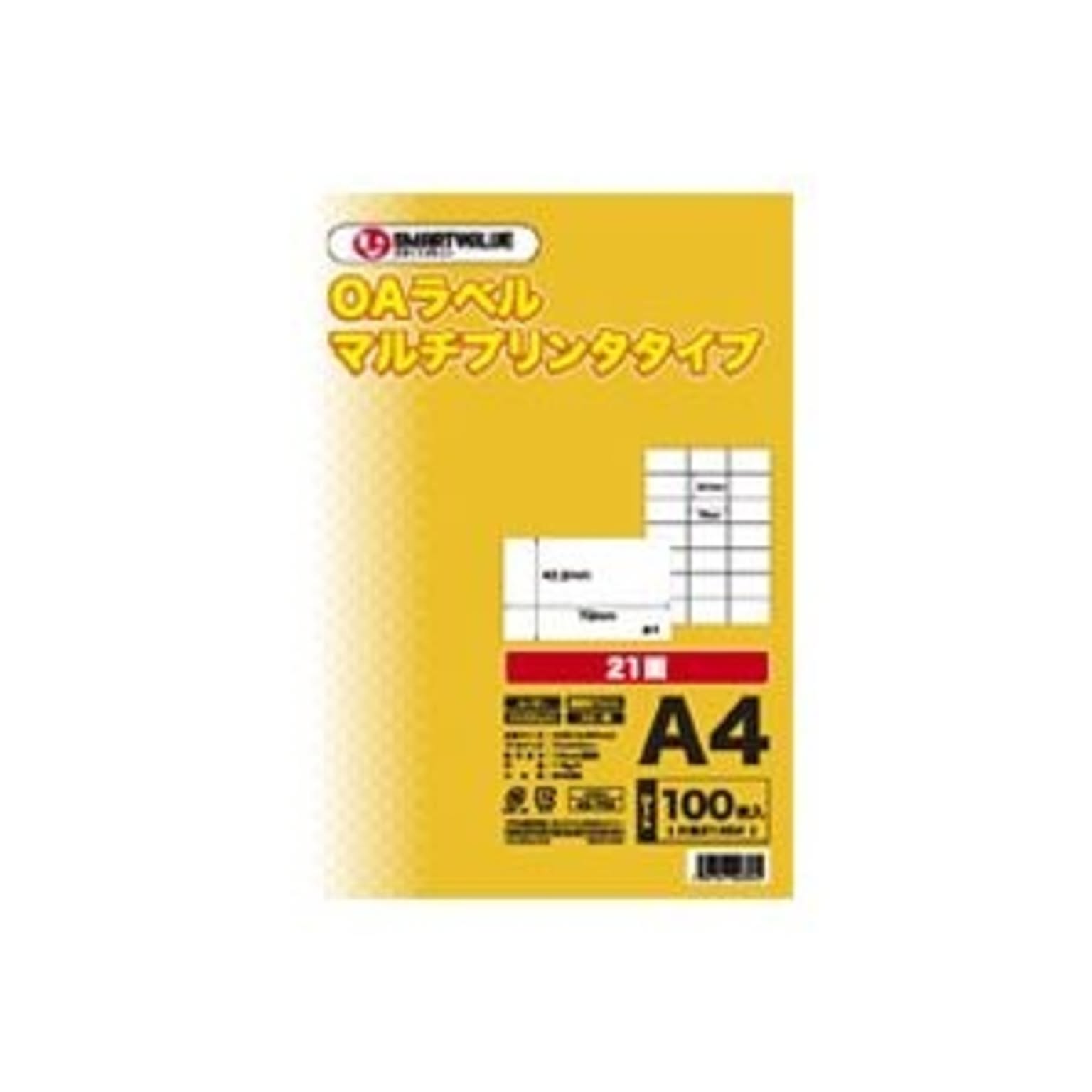 業務用5セット) ジョインテックス OAラベルスーパーエコノミー24面500