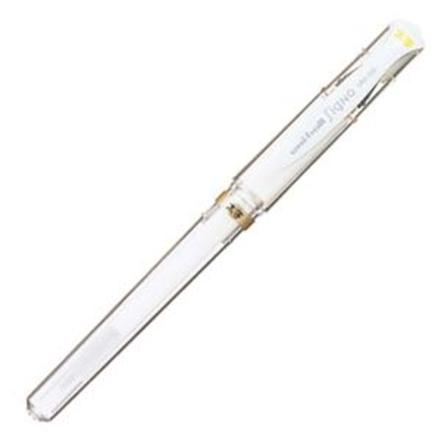 (まとめ) 三菱鉛筆 ゲルインクボールペン ユニボール シグノ 太字 1.0mm ホワイト UM153.1 1本 【×40セット】