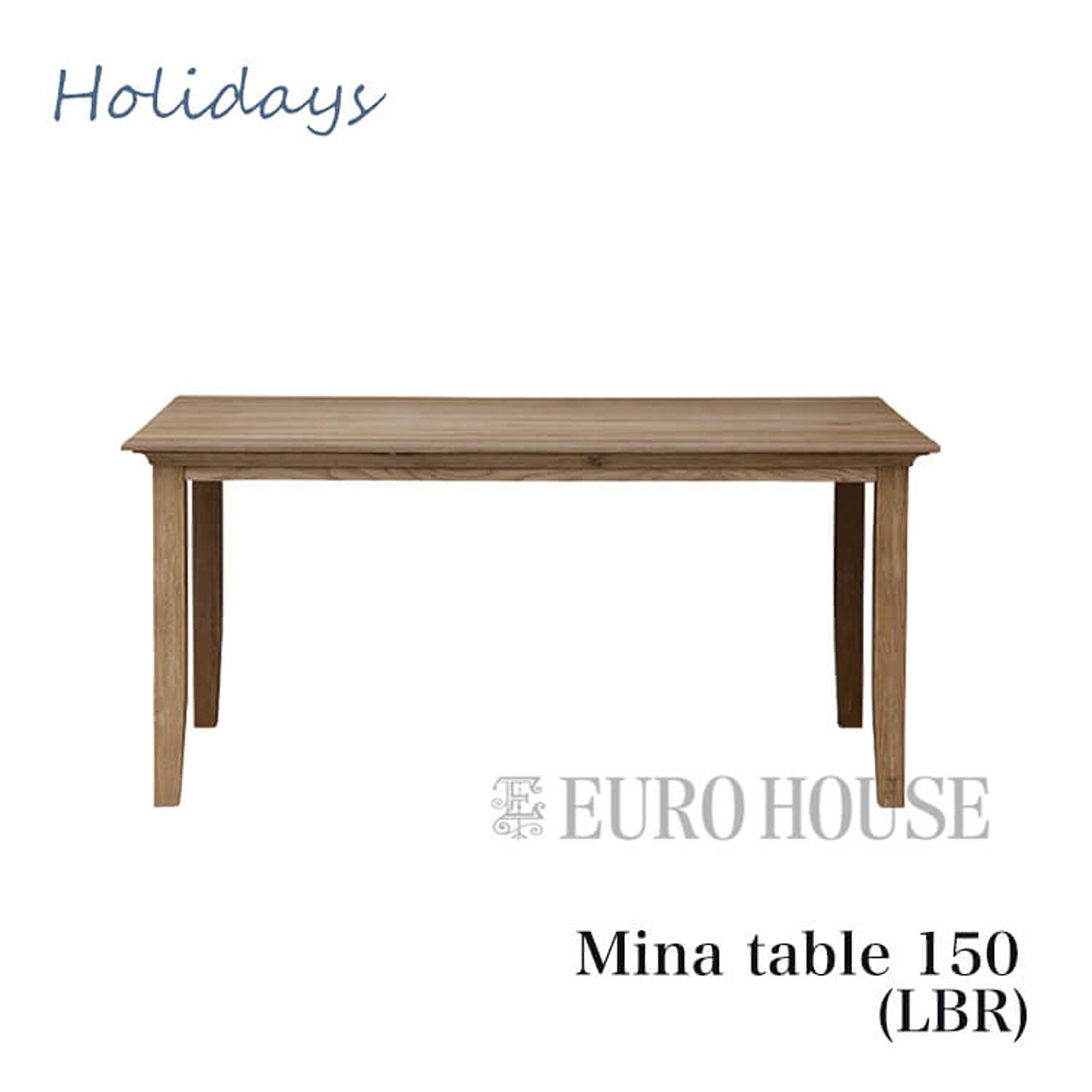  テーブル table ダイニングテーブル 150幅 ミナ Mina LBR 150cm 食卓 木製 シャビーシック nora ノラ nora. 関家具 
