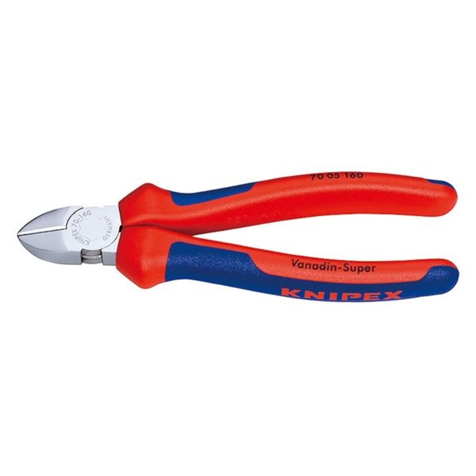 クニペックス KNIPEX 7005-160 斜ニッパー (SB) :20230312112753-00846