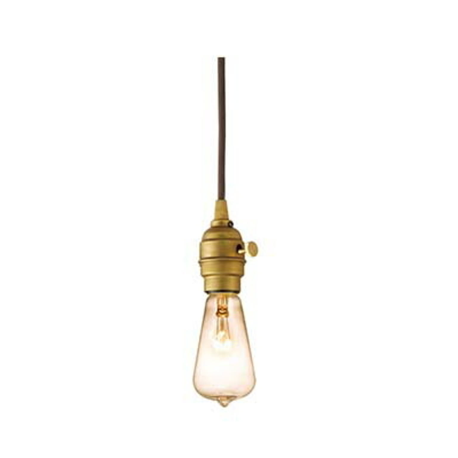 Laiton-pendant レイトンペンダント(電球別売) AW-0363Z 天井照明 ペンダントライト 真鍮 ロータリースイッチ インダストリアル アンティーク レトロ