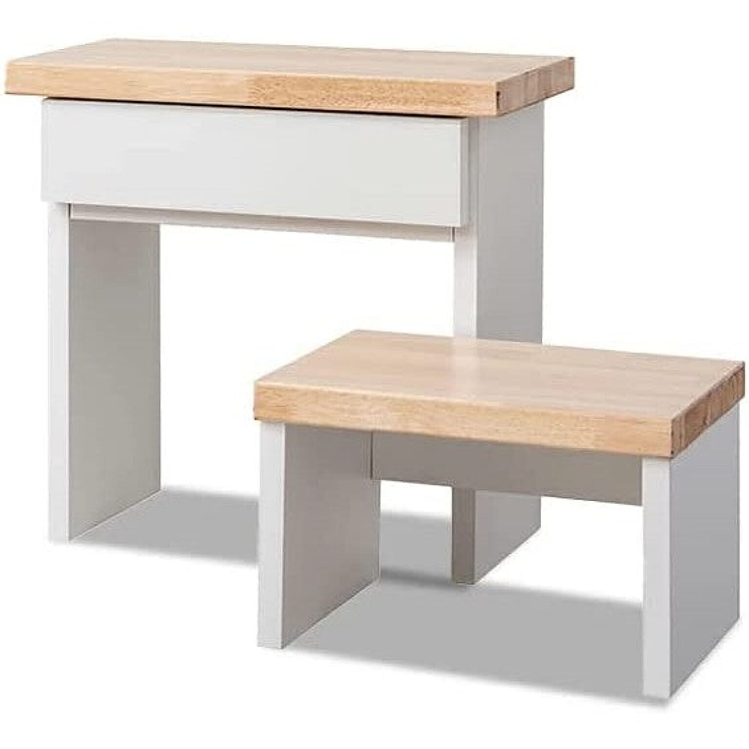 「職人が作る大川家具」ネストテーブル サイドテーブル 2個セット