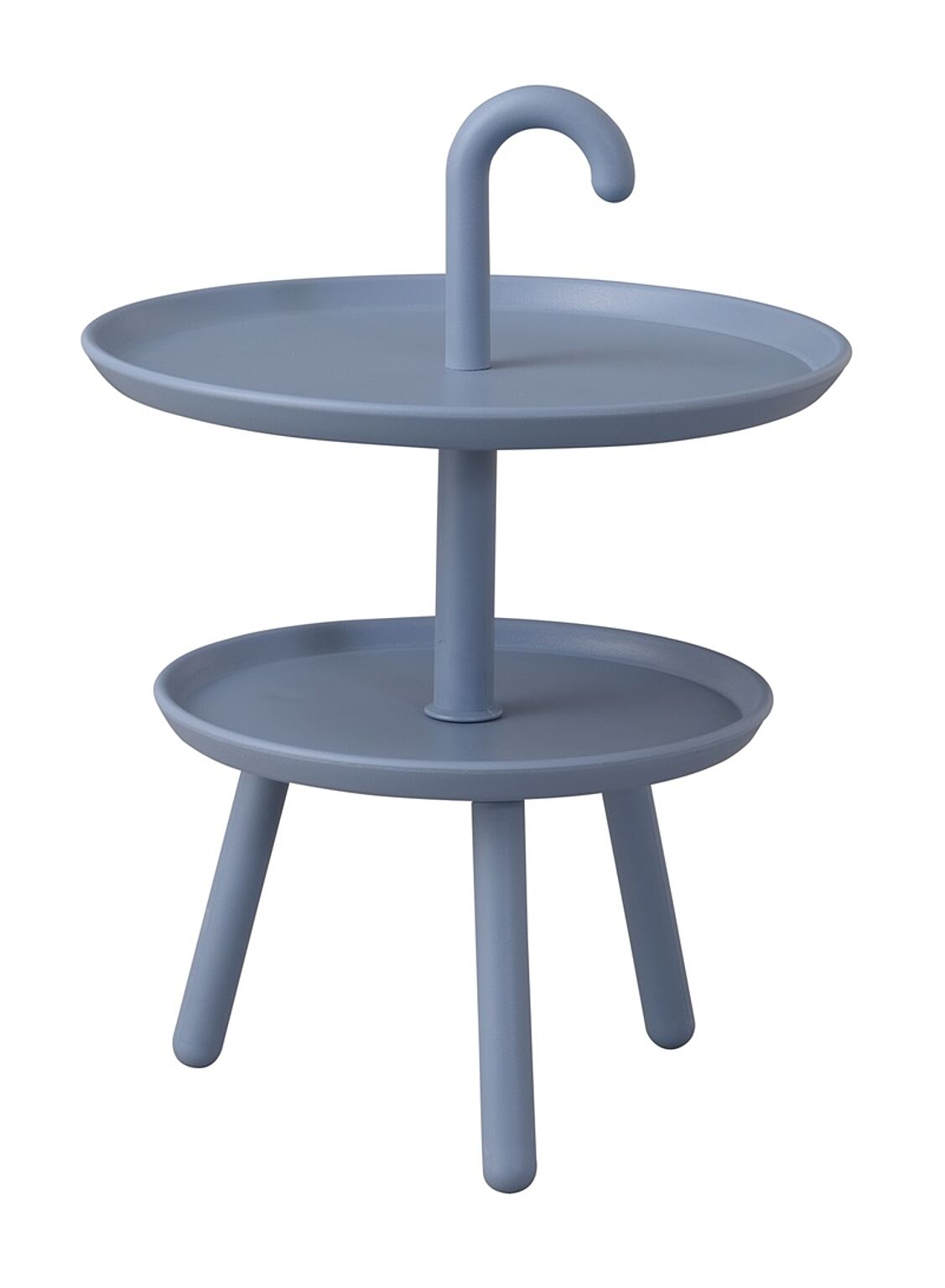 クッカ サイドテーブル φ42×H55 ブルー サイドテーブル ミニテーブル テーブル ナイトテーブル デザインテーブル かわいい 丸い 円形 シンプル 北欧 2段 全3色 ブルー オレンジ 