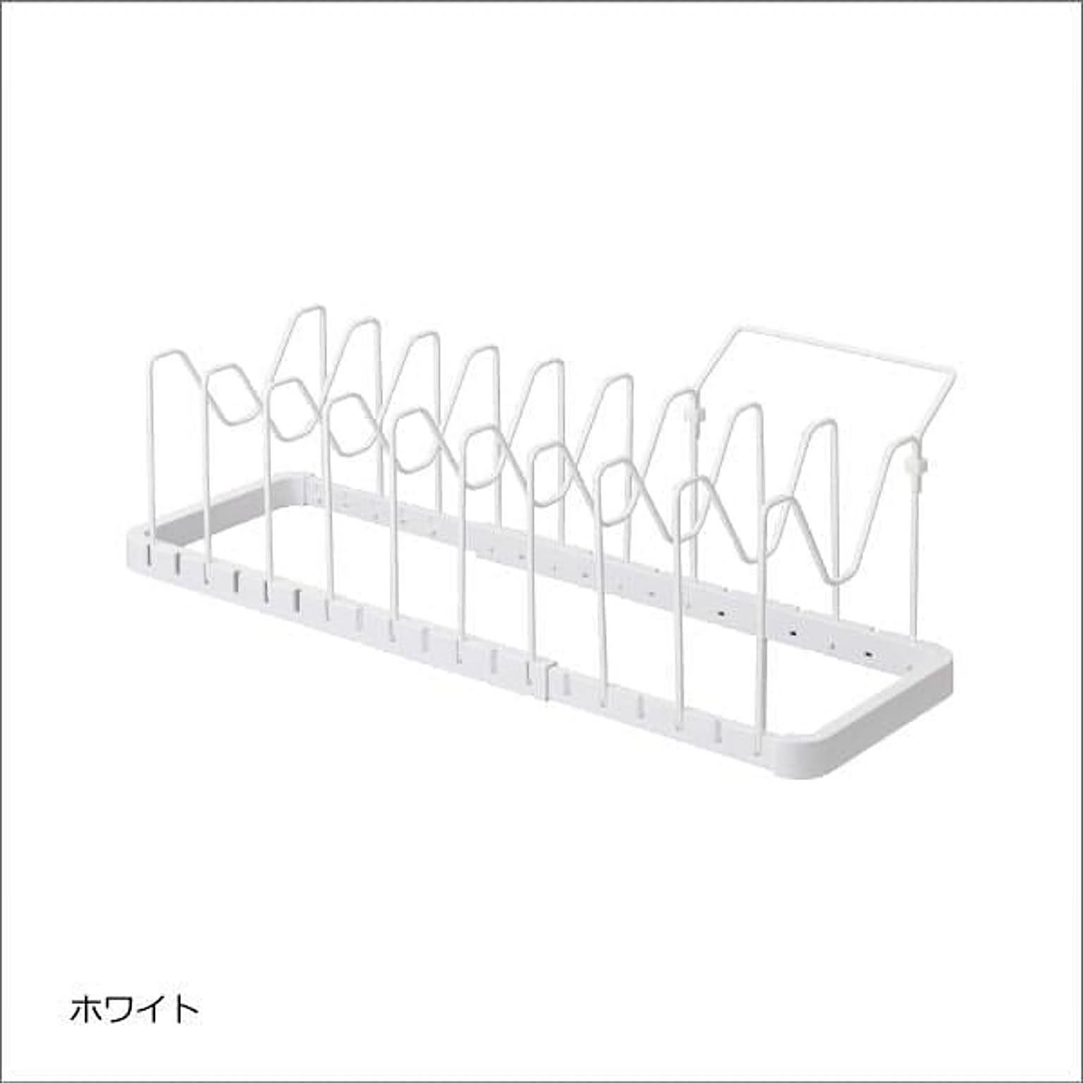山崎実業 シンク下 伸縮鍋蓋＆フライパンスタンド タワー tower