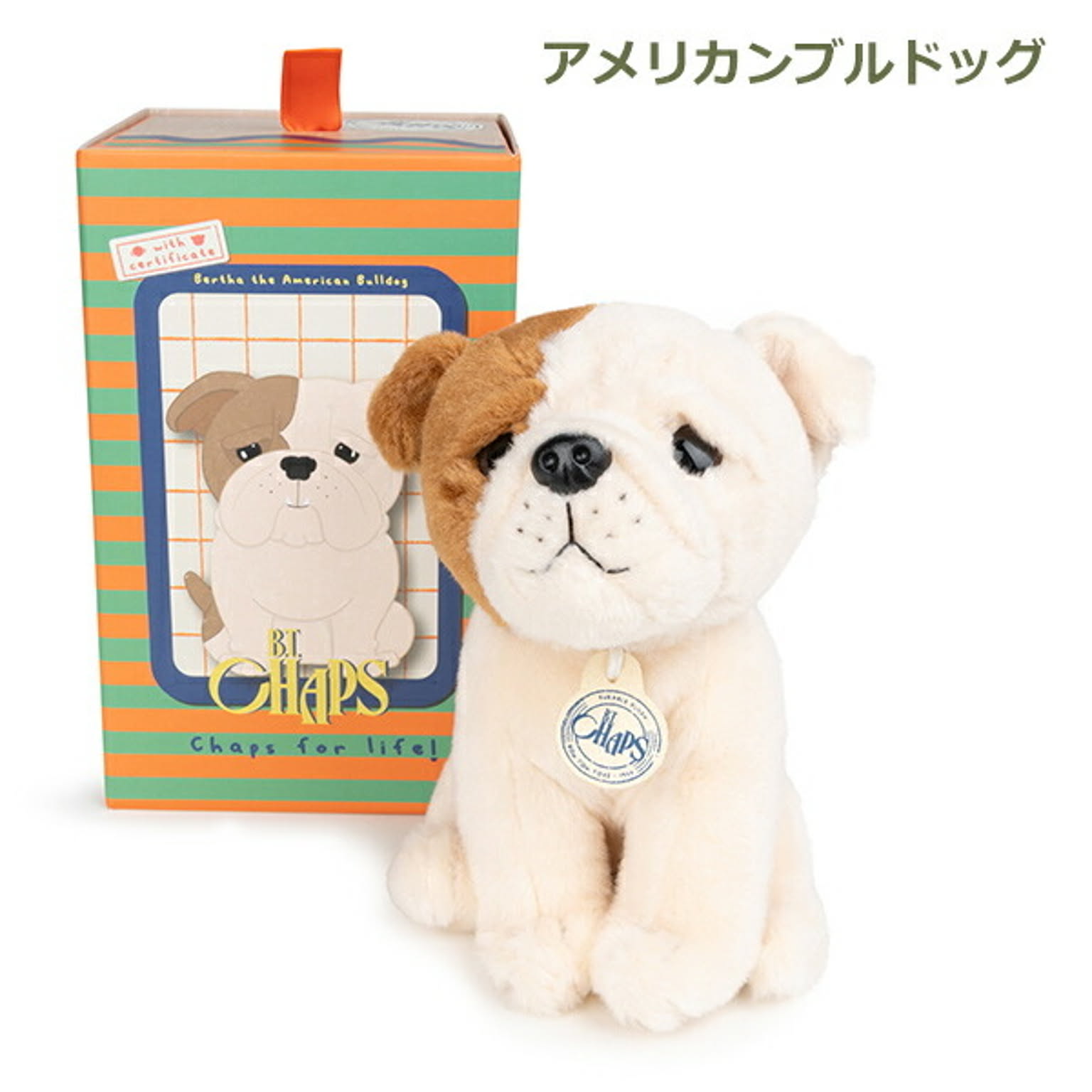 ぬいぐるみ 動物 アニマル B.T. CHAPS ボントントイズ in giftbox 犬 猫