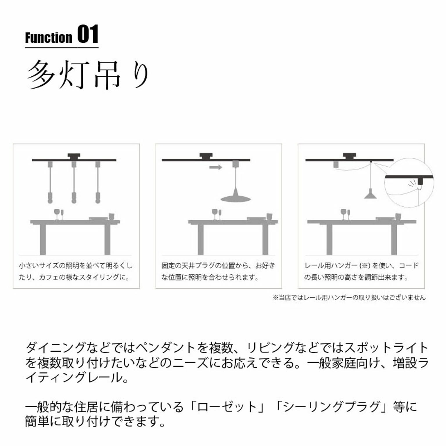 ダクトレール・ライティングレール