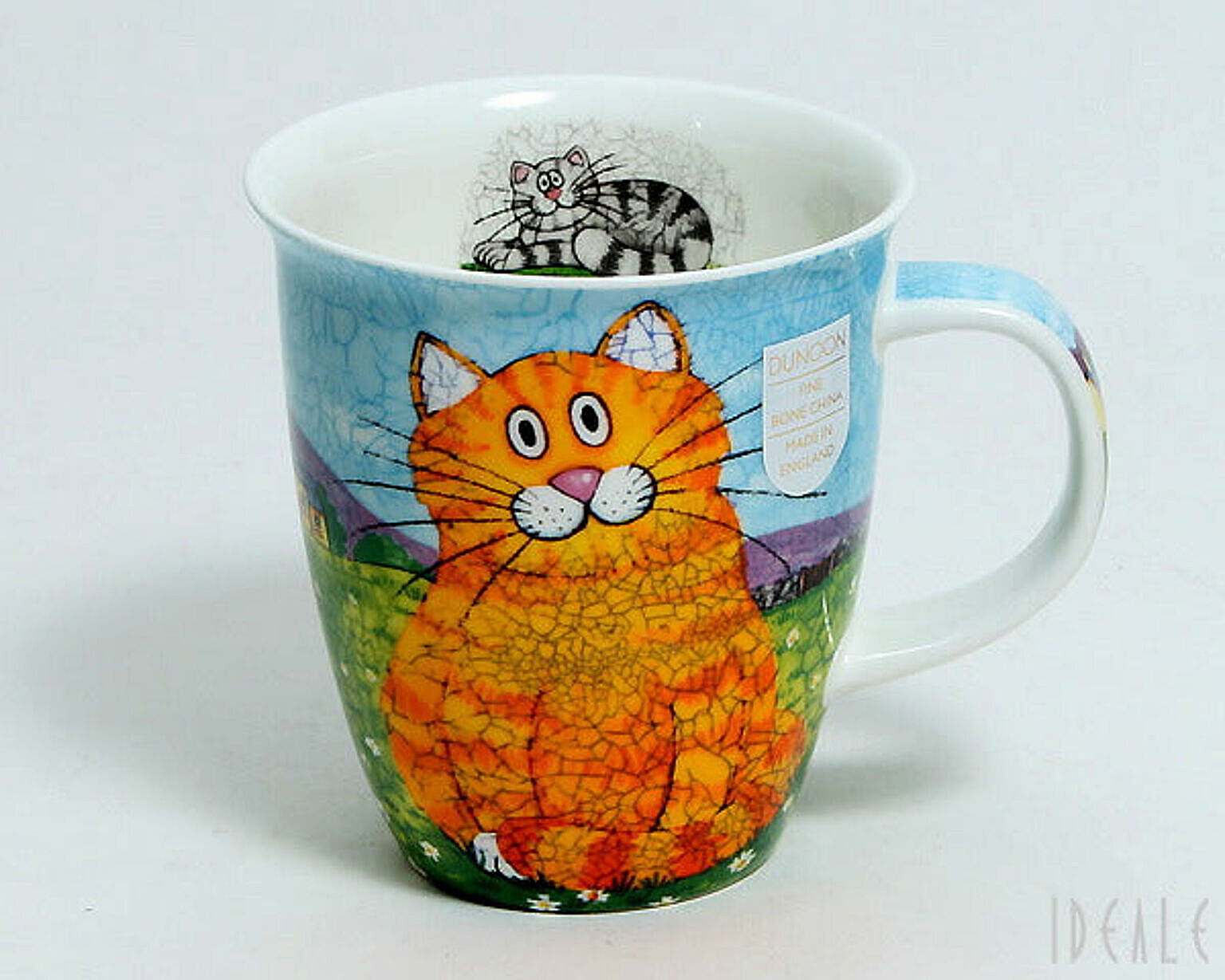 ダヌーン マグ NEVIS おすましトラ猫 HAPPY CATS GINGER Dunoon Mug