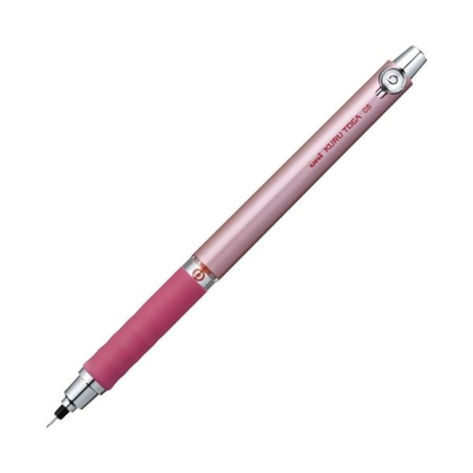 （まとめ） 三菱鉛筆 クルトガラバーグリップ05 ピンク M5656 1P×10セット