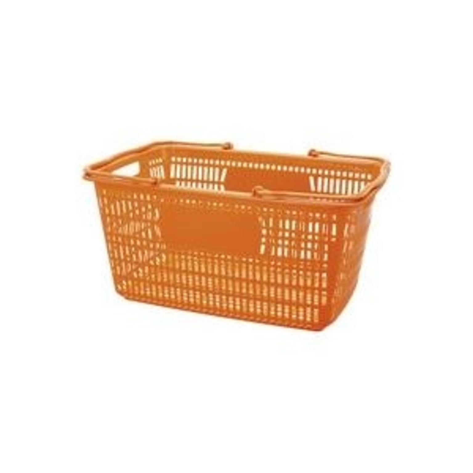 （まとめ）ジョインテックス ショップかご 30L橙 B264J-OR×20セット
