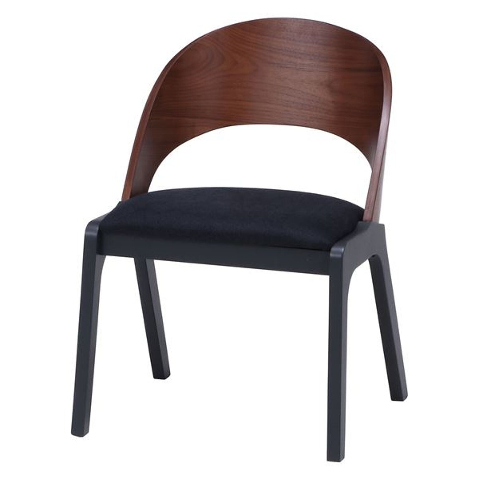 ダイニングチェア 食卓椅子 幅51×奥行52.5×高さ72cm ブラウン×グレー 2個セット 木製 リビング 在宅ワーク【代引不可】