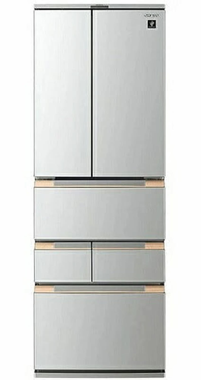 シャープ SHARP 冷蔵庫 ライトメタル SJ-MF46H-S 6ドア 観音開きタイプ 457L