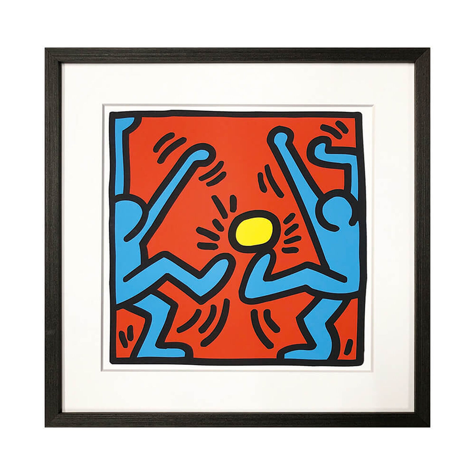 Keith Haring（キース へリング） Untitled アートポスター（フレーム付き） m12674