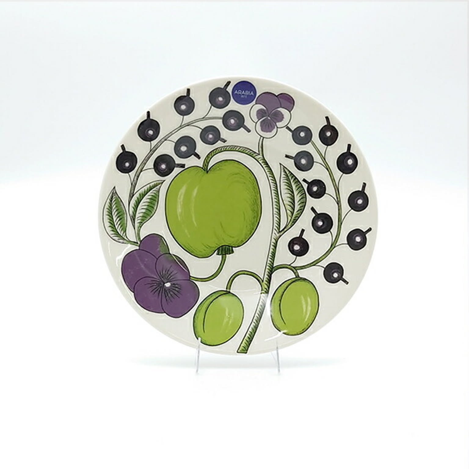 アラビア　パラティッシ・パープル　プレート16cm　洋食器　フィンランド　北欧デザイン