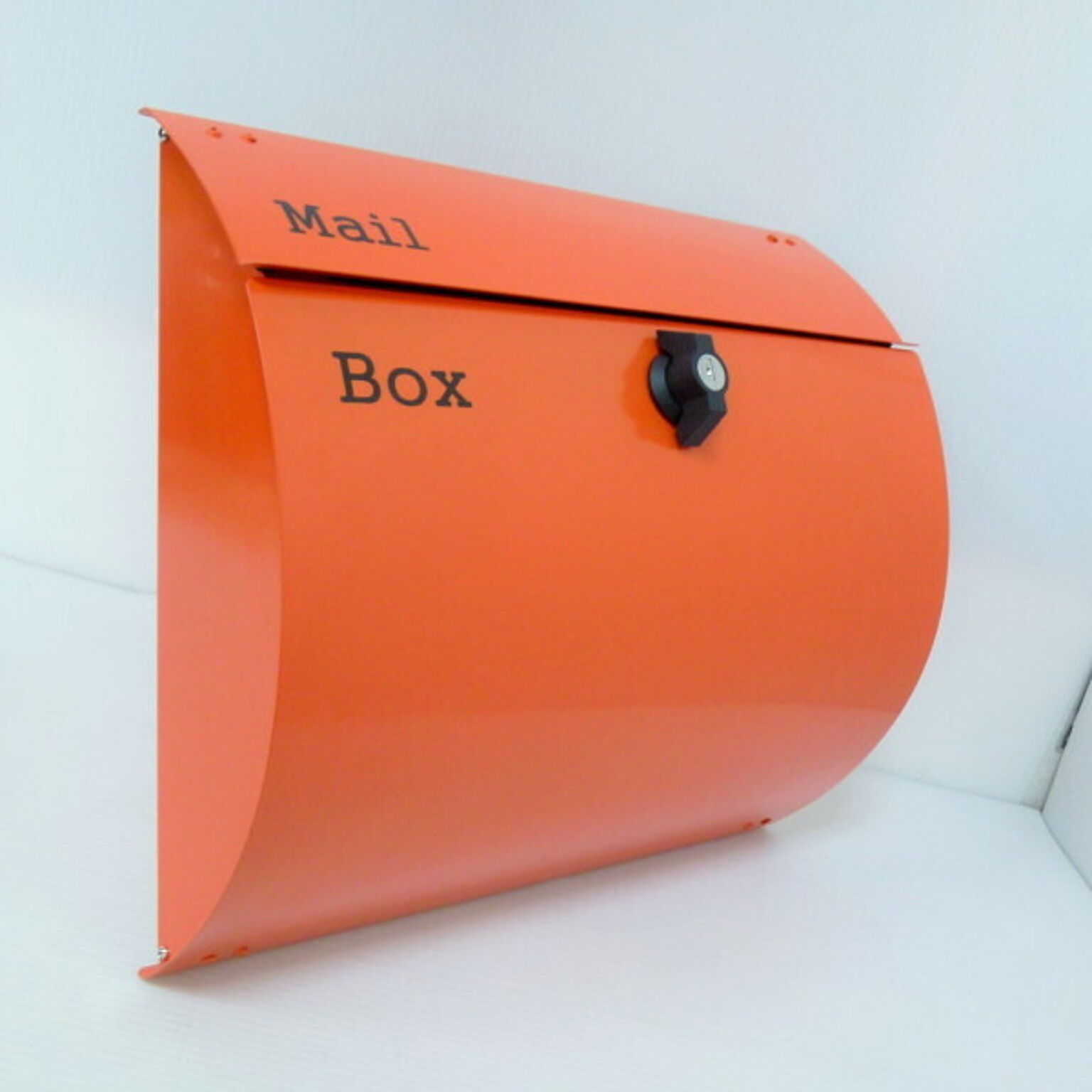 郵便ポスト郵便受けメールボックス壁掛けオレンジ色プレミアムステンレスポスト(orange)