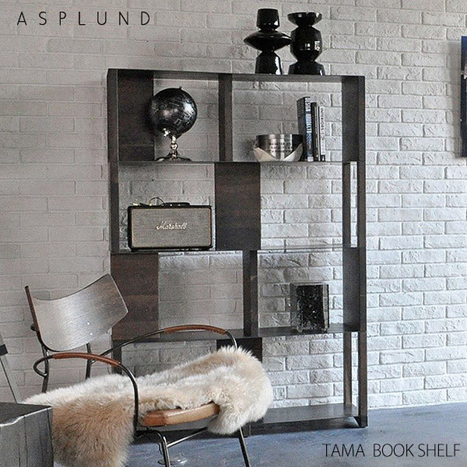 ASPLUND シェルフ カラー2色 幅110 奥行30 高さ159 タマブック ASPLUND シェルフ カラー2色 幅110 奥行30 高さ159 タマブック