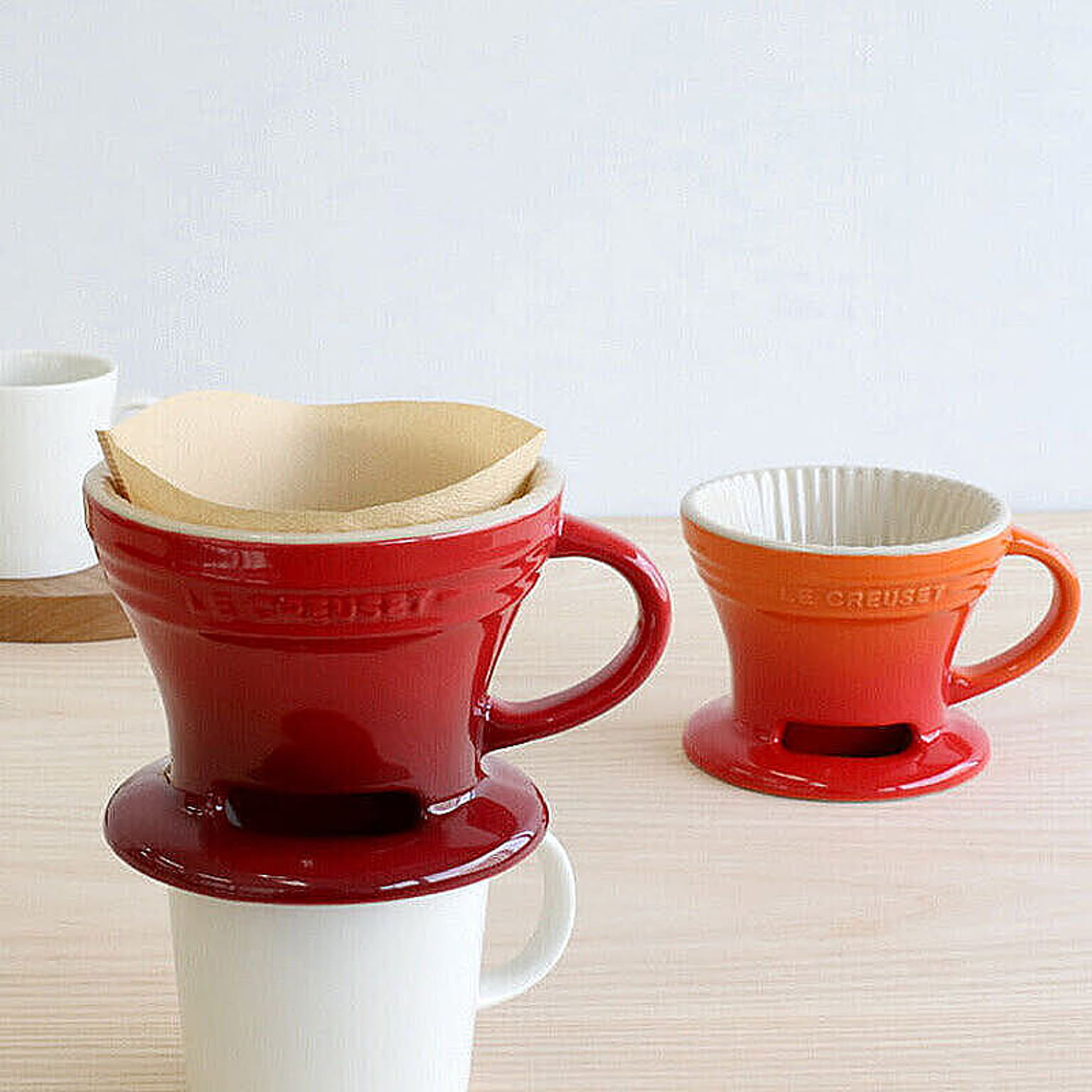 ルクルーゼ コーヒードリッパー メジャースプーン付き ローズクォーツ 