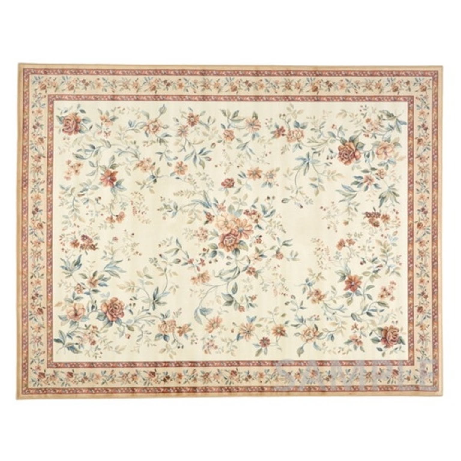 ベルギー製 モケットラグマット/絨毯 【約135×195cm ベージュ】 洗える ホットカーペット 床暖房 『ロイヤルパレス アムール』【代引不可】