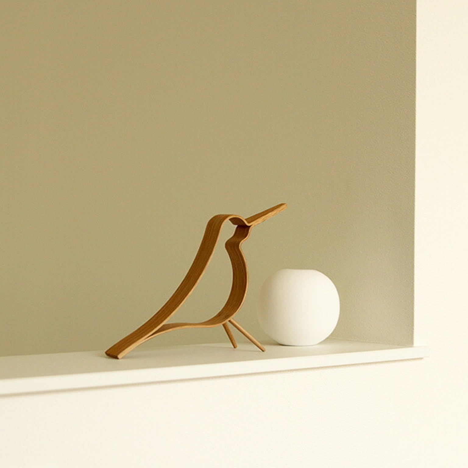 Cooee Design (クーイーデザイン) Woody Bird (ウッディバード) Small オーク/ブラックオーク