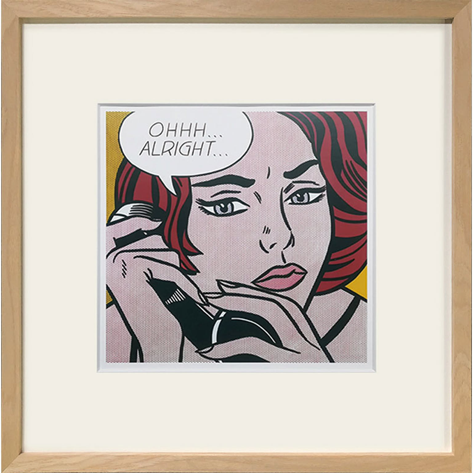 【bicosya/美工社】Roy Lichtenstein/ロイ・リキテンシュタイン Ohhh...Alright...,