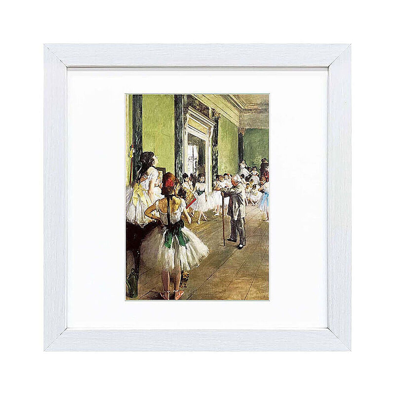 Edgar Degas（エドガー ドガ） ダンスのレッスン アートポスター（フレーム付き） m11538