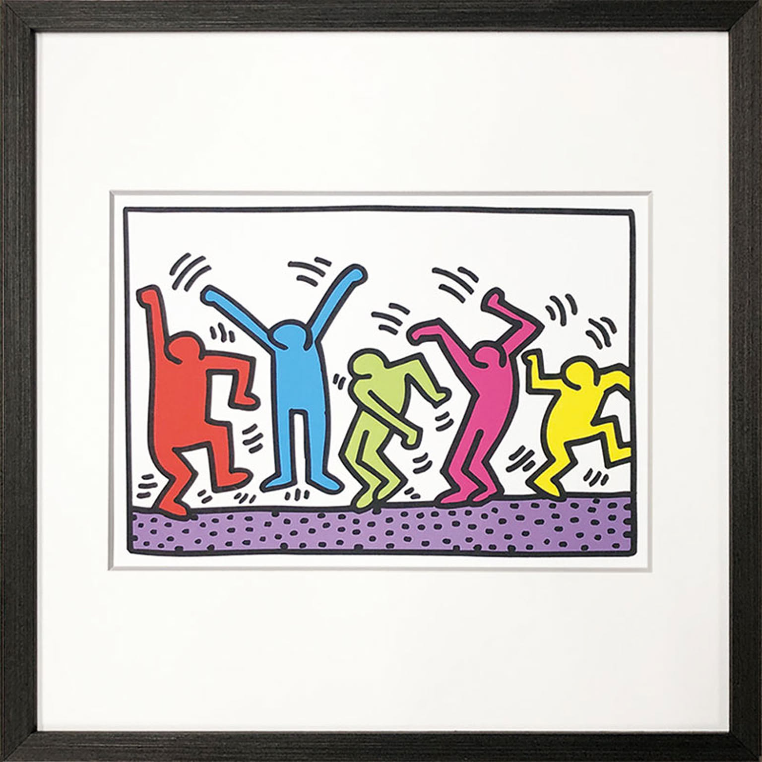 【bicosya/美工社】Keith Haring / キース・ヘリング　 Untitled (dance)