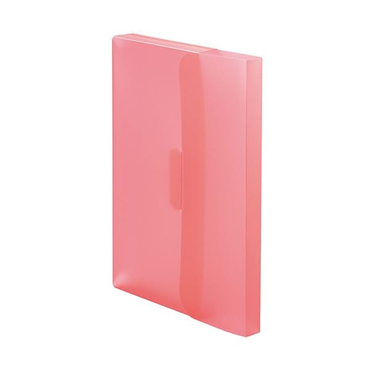 (まとめ) TANOSEE PP製ケースファイルA4 背幅23mm ピンク 1パック(3冊)  【×30セット】