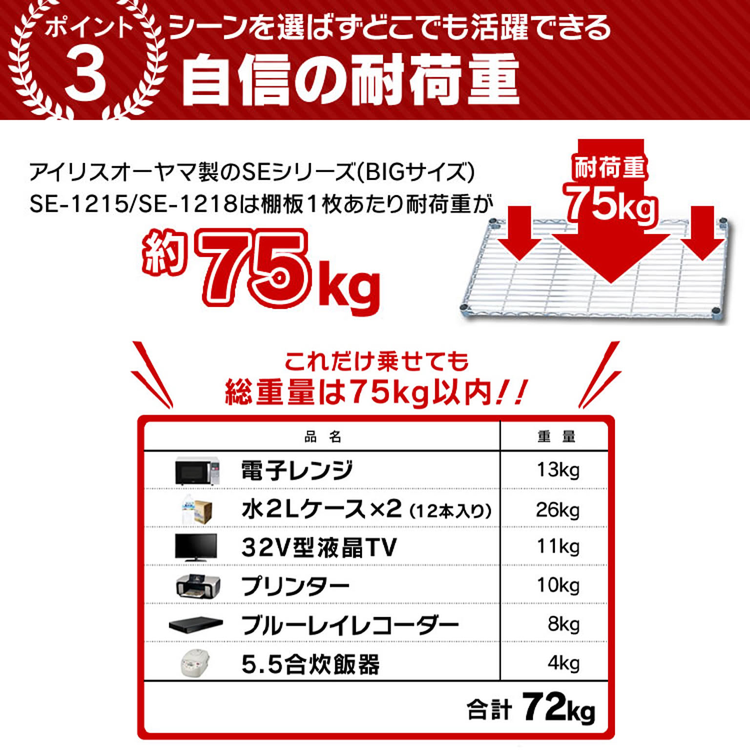 スチールラック・スチールシェルフ