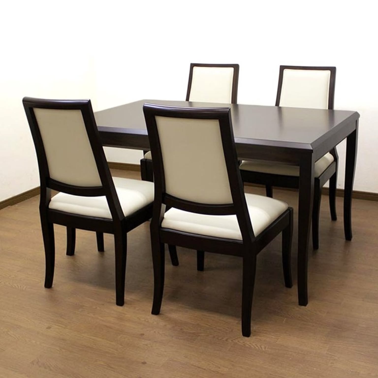 東海家具 クラッセ ダイニング5点セット(DT135•チェアB(WH)4) 