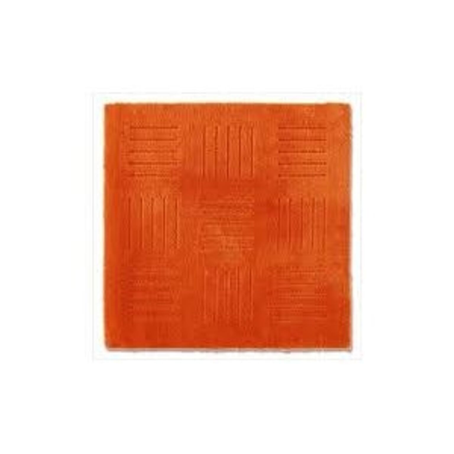 24個セット 吸着式 キッチンマット/台所マット オレンジ 60×60cm 正方形 日本製 洗える 『ピタプラス ブリック』