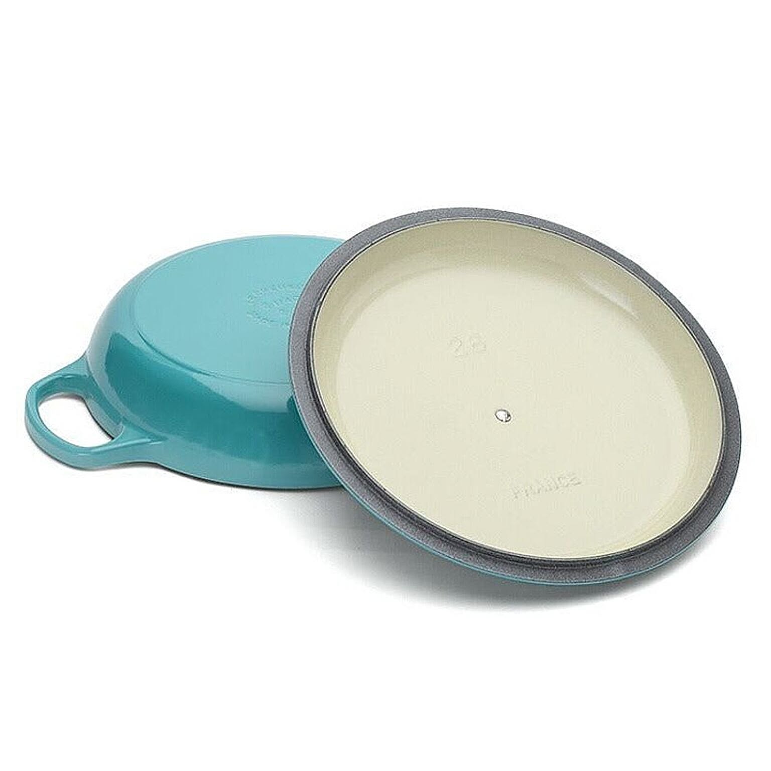 【美品】LE CREUSET　ビュッフェキャセロール　カリビアンブルー　26cm