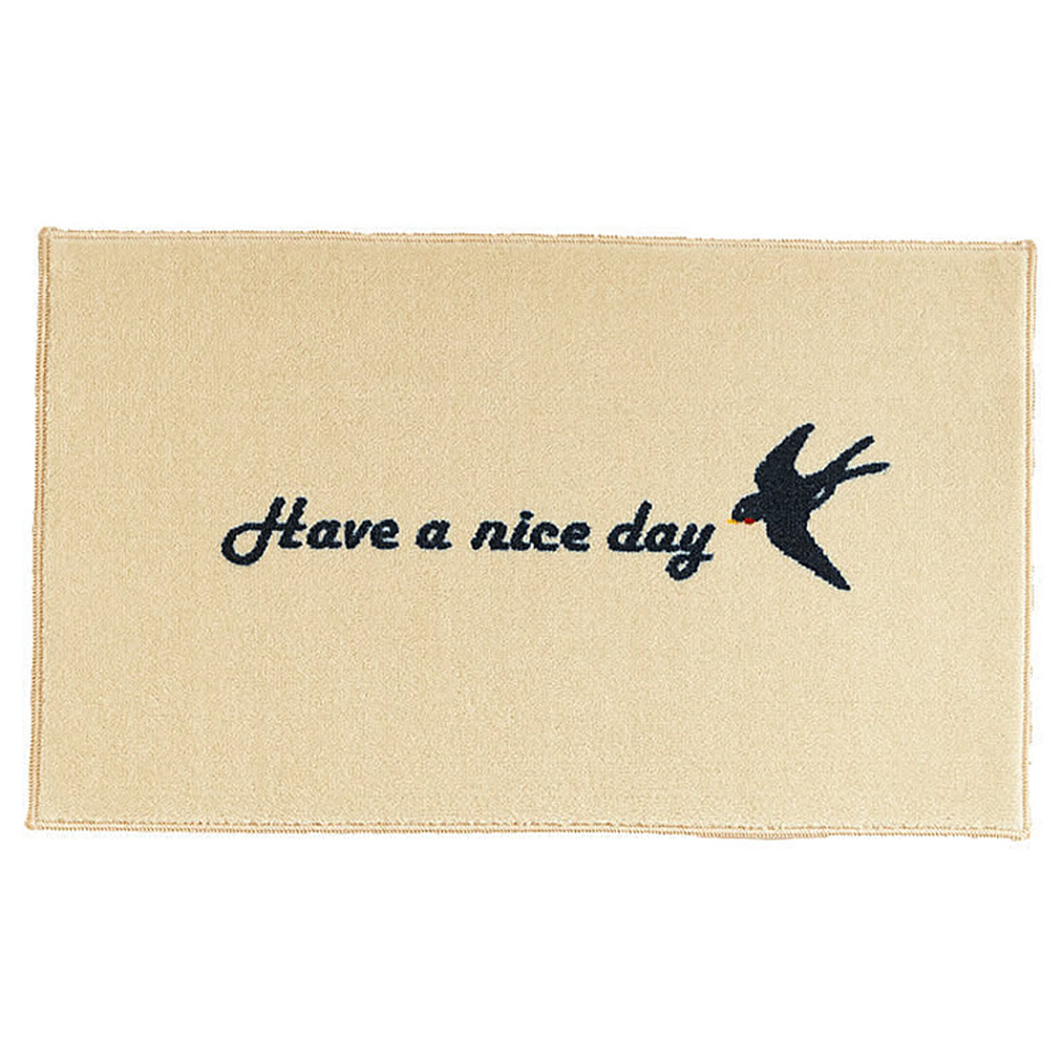 玄関マット 室内用 kahou HAVE A NICE DAY 45×75cm ［全4デザイン］