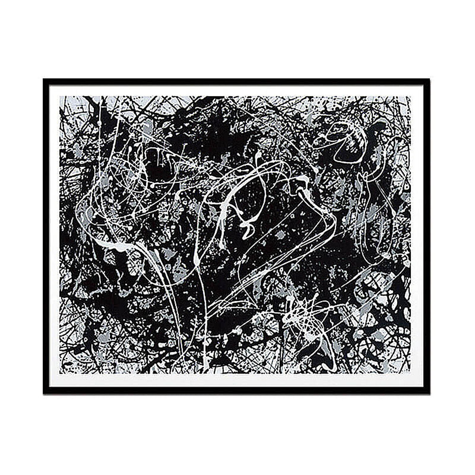 Jackson Pollock（ジャクソン ポロック） Number 331949 アートポスター（フレーム付き） m11925