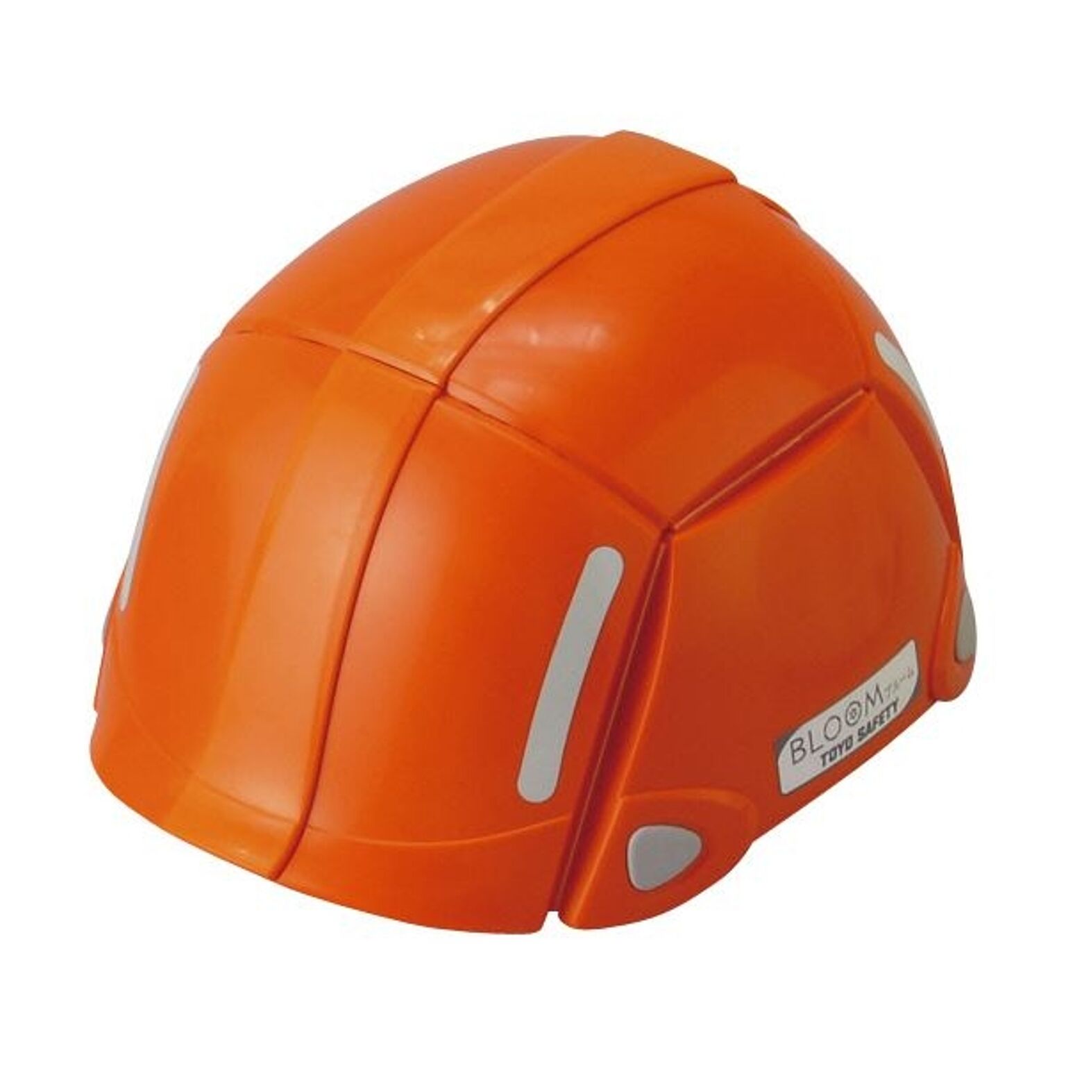 トーヨーセフティー防災用折りたたみヘルメット BLOOM オレンジ NO100-OR 1個