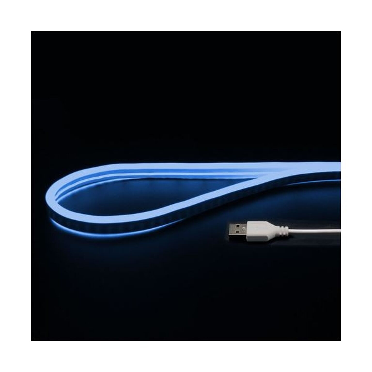 日本トラストテクノロジー USBネオンチューブライト 2m アイスブルー NEONLT2M-IB