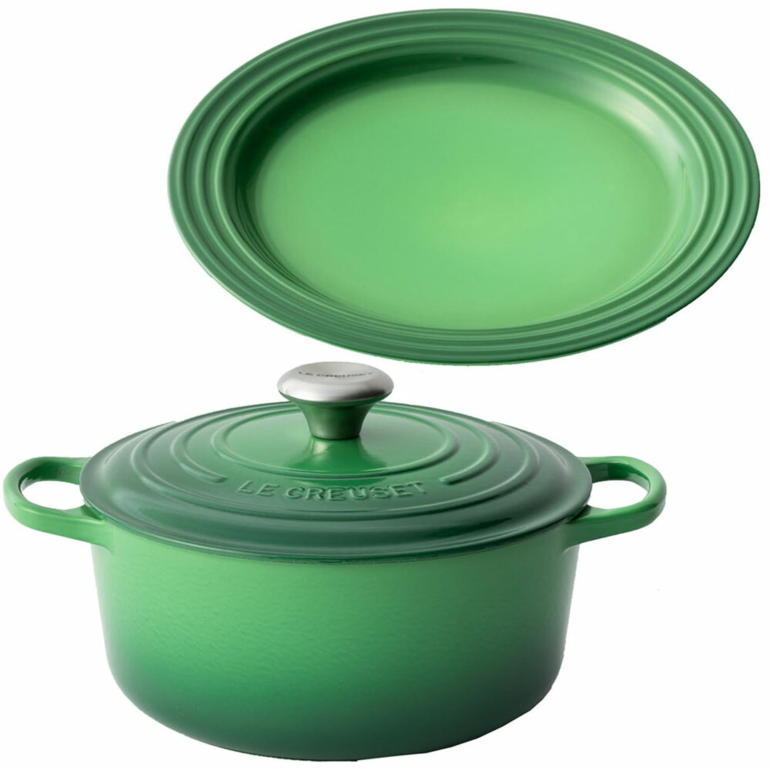 Le Creuset ル・クルーゼ 鍋24cm/お皿22cmセット 全3色【プラザ Le Creuset ル・クルーゼ 鍋24cm/お皿22cmセット 全3色【プラザ